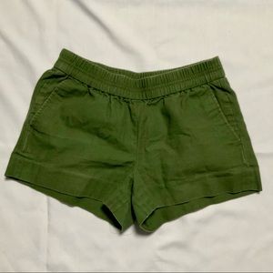 J crew Factory Green shorts Women’s